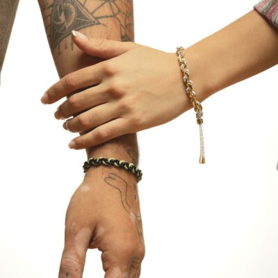 Bracelet Lotus Style Urban Woman en acier