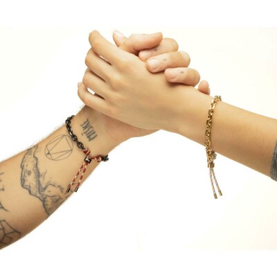 Bracelet Lotus Style Urban Woman en acier