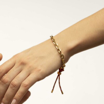 Bracelet Lotus Style Urban Woman en acier