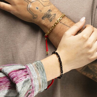 Bracelet Lotus Style Urban Woman en acier