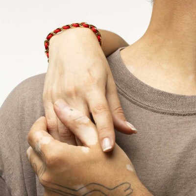 Bracelet Lotus Style Urban Woman en acier