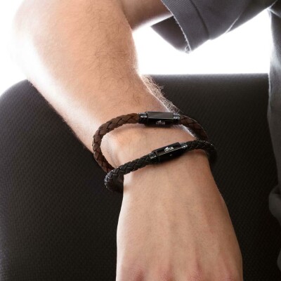 Bracelet Lotus Style Urban Man en acier