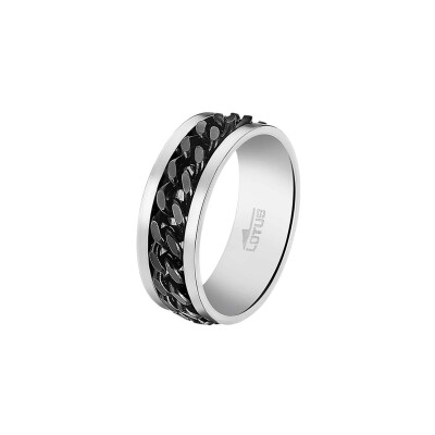 Bague Lotus Style Rings en acier, taille 68