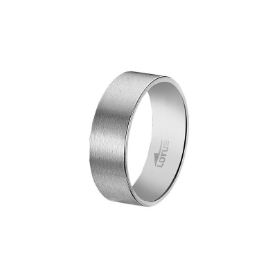 Bague Lotus Style Rings en acier, taille 66
