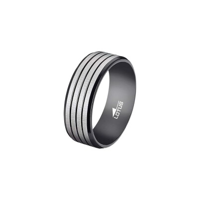Bague Lotus Style Rings en acier, taille 60