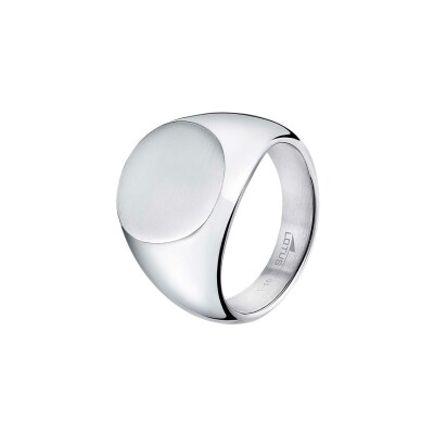 Bague Lotus Style Rings en acier, taille 66