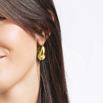 Boucles d'oreilles Lotus Style Urban Woman en acier