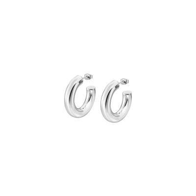 Boucles d'oreilles Lotus Style Urban Woman en acier