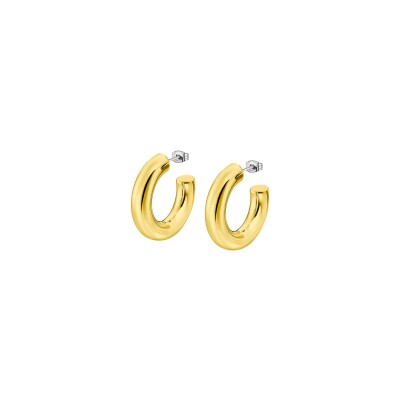 Boucles d'oreilles Lotus Style Urban Woman en acier