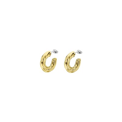 Boucles d'oreilles Lotus Style Urban Woman en acier