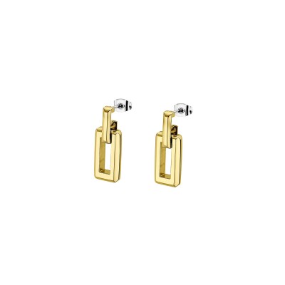 Boucles d'oreilles Lotus Style Urban Woman en acier