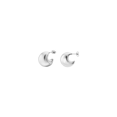 Boucles d'oreilles Lotus Style Urban Woman en acier