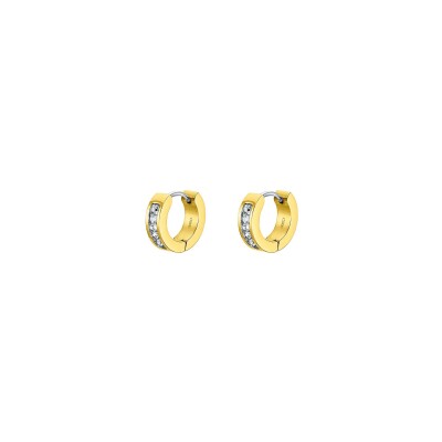 Boucles d'oreilles Lotus Style Men's Earrings en acier