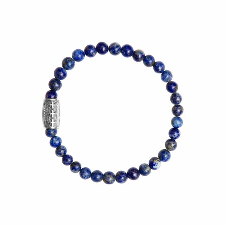 Bracelet Lauren Steven Design en lapis lazuli, taille M