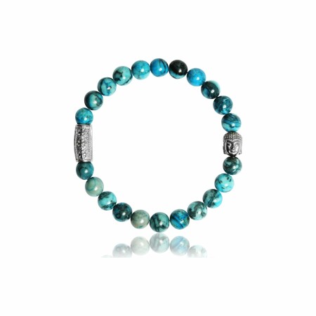 Bracelet Lauren Steven Design en mapstone blue, taille L