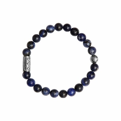 Bracelet Lauren Steven Design Prosperité en sodalite africaine, taille L