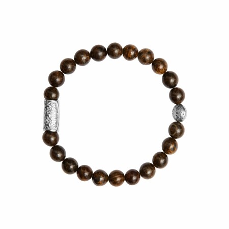 Bracelet Lauren Steven Design Prosperité en bronzite, taille M