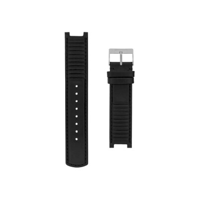 Bracelet de montre Briston en cuir noir 