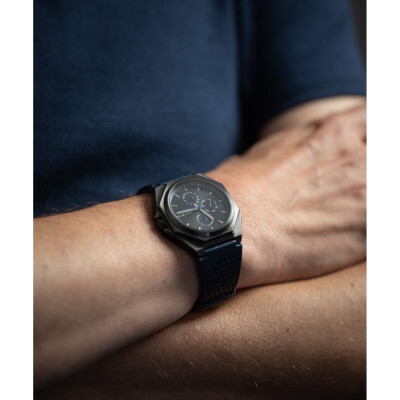 Montre Gemini Classics Lux Leather Dark Blue