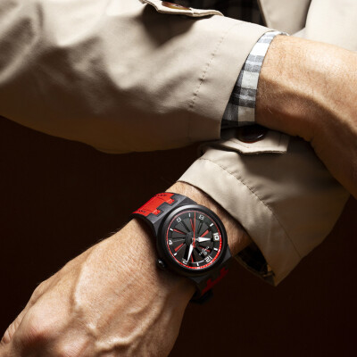 Montre Perrelet Turbine Carbon Red A4065/6