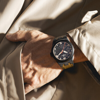 Montre Perrelet Turbine Carbon Kaki A4065/8