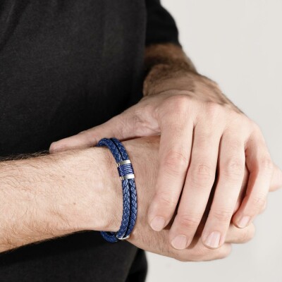 Bracelet Lotus Style Urban Man en acier