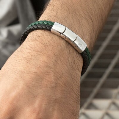Bracelet Lotus Style Urban Man en acier
