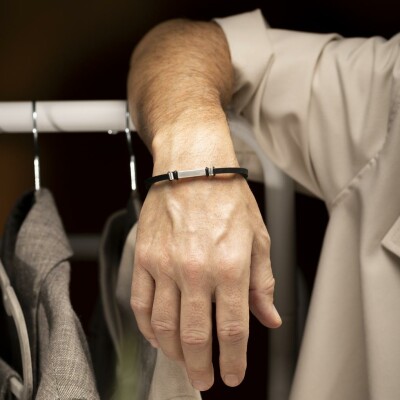 Bracelet Lotus Style Silent Impact en acier