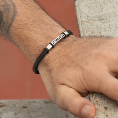 Bracelet Lotus Style Silent Impact en acier