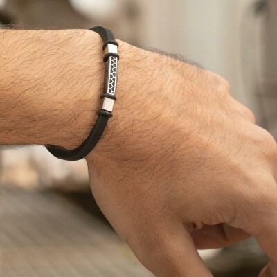 Bracelet Lotus Style Silent Impact en acier