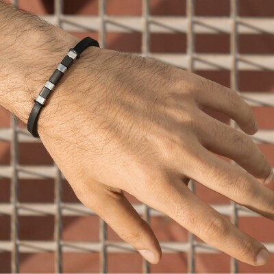 Bracelet Lotus Style Silent Impact en acier