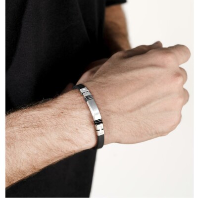 Bracelet Lotus Style Silent Impact en acier