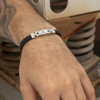 Bracelet Lotus Style Silent Impact en acier