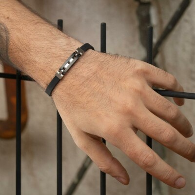 Bracelet Lotus Style Silent Impact en acier