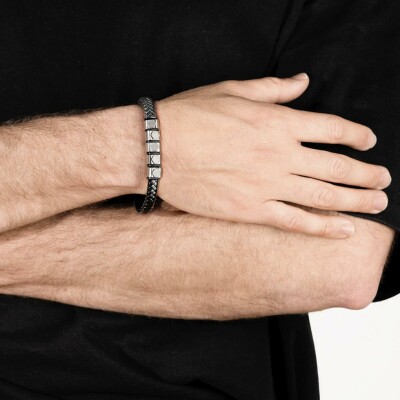 Bracelet Lotus Style Urban Man en acier
