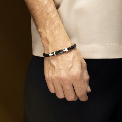 Bracelet Lotus Style Urban Man en acier