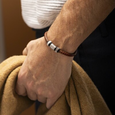 Bracelet Lotus Style Urban Man en acier