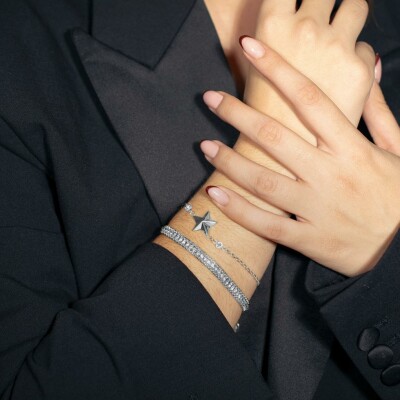 Bracelet Lotus Style Iconic old money en acier