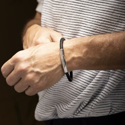 Bracelet Lotus Style Silent Impact en acier