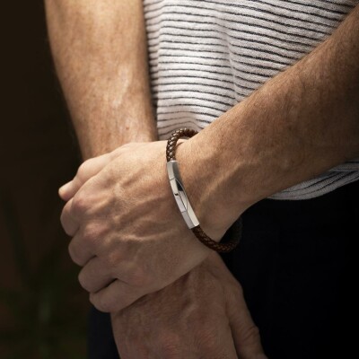 Bracelet Lotus Style Silent Impact en acier