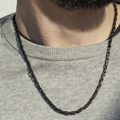 Collier Lotus Style Urban Man en acier