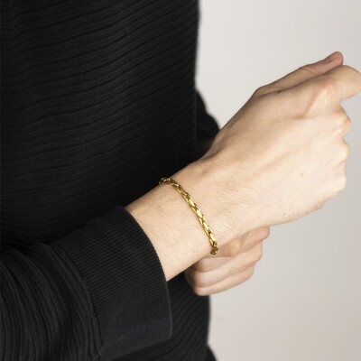 Bracelet Lotus Style Urban Man en acier