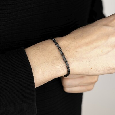 Bracelet Lotus Style Urban Man en acier