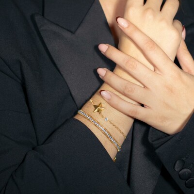 Bracelet Lotus Style Essentials old money en acier