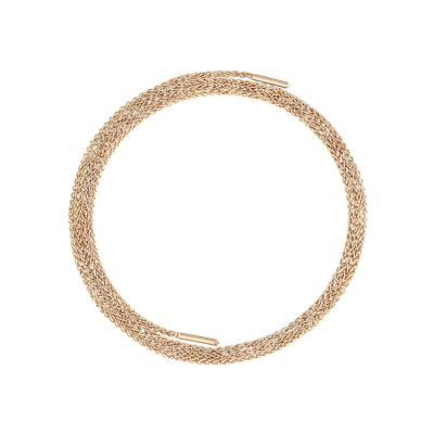 Collier Nouvel Héritage Latch GM Chain en or rose et diamants, taille 85cm