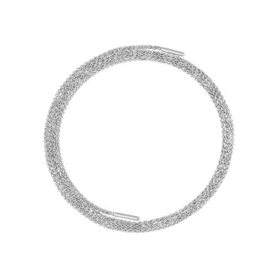 Collier Nouvel Héritage Latch GM Chain en or blanc et diamants, taille 85cm