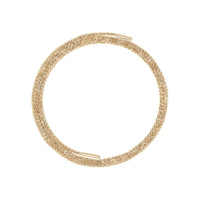Collier Nouvel Héritage Latch MM Chain en or jaune et diamants, taille 55cm