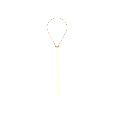 Collier Nouvel Héritage Latch Semi Paved en or jaune et diamants