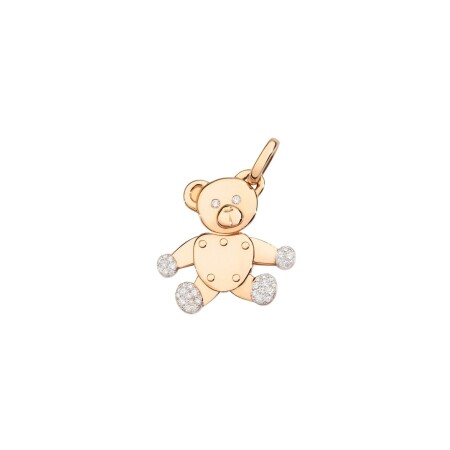 Pomellato Sabbia pendant without chain, rose gold and diamonds