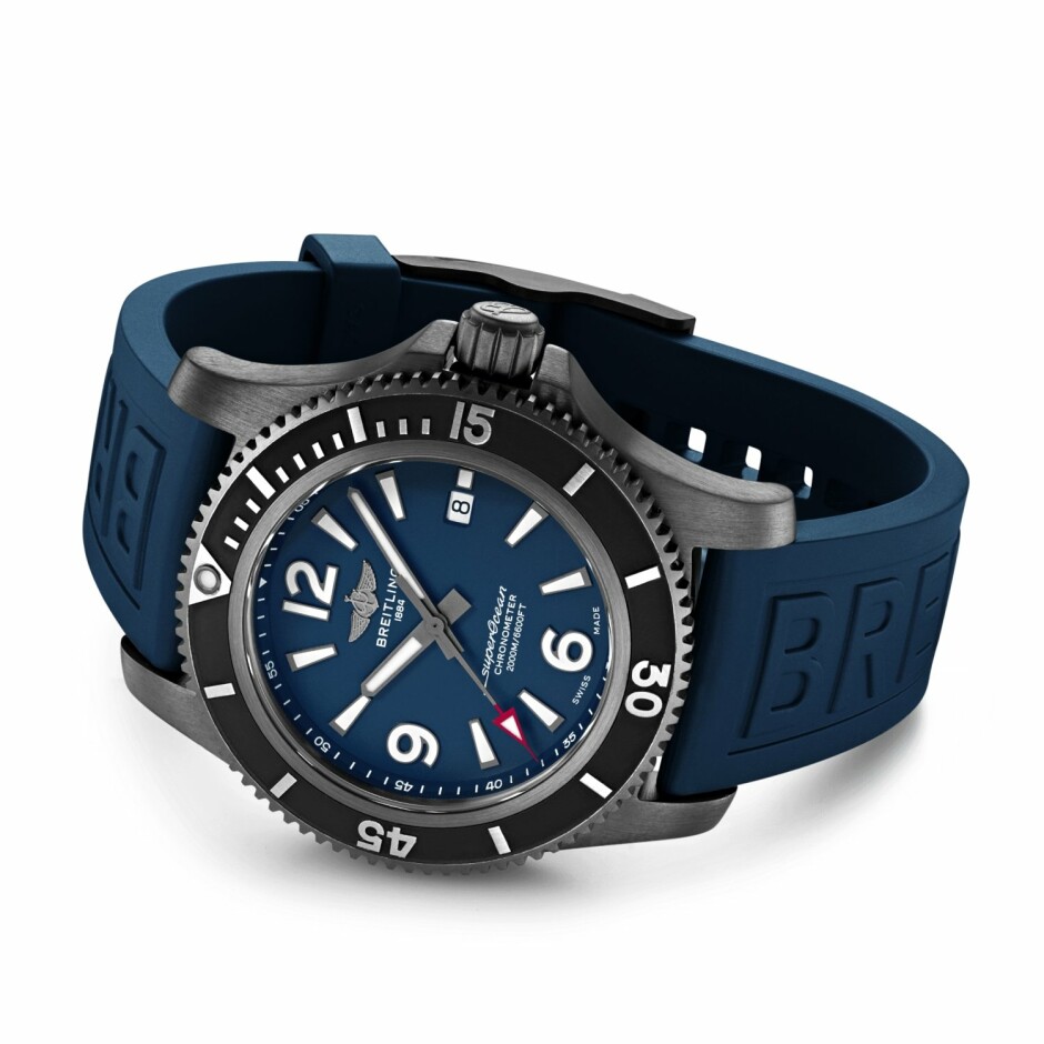 Montre Breitling Superocean Automatic 46 Black Steel